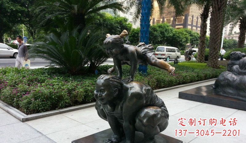 泰州精美山羊雕塑,点缀步行街