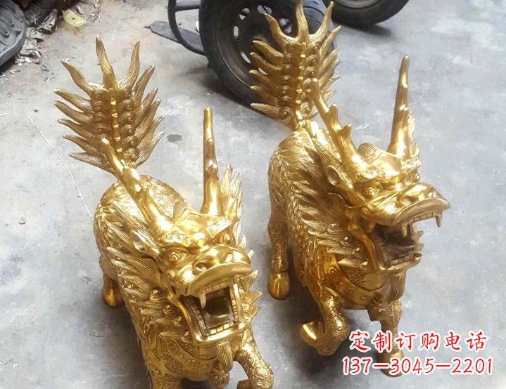 泰州麒麟雕塑东方之瑰宝