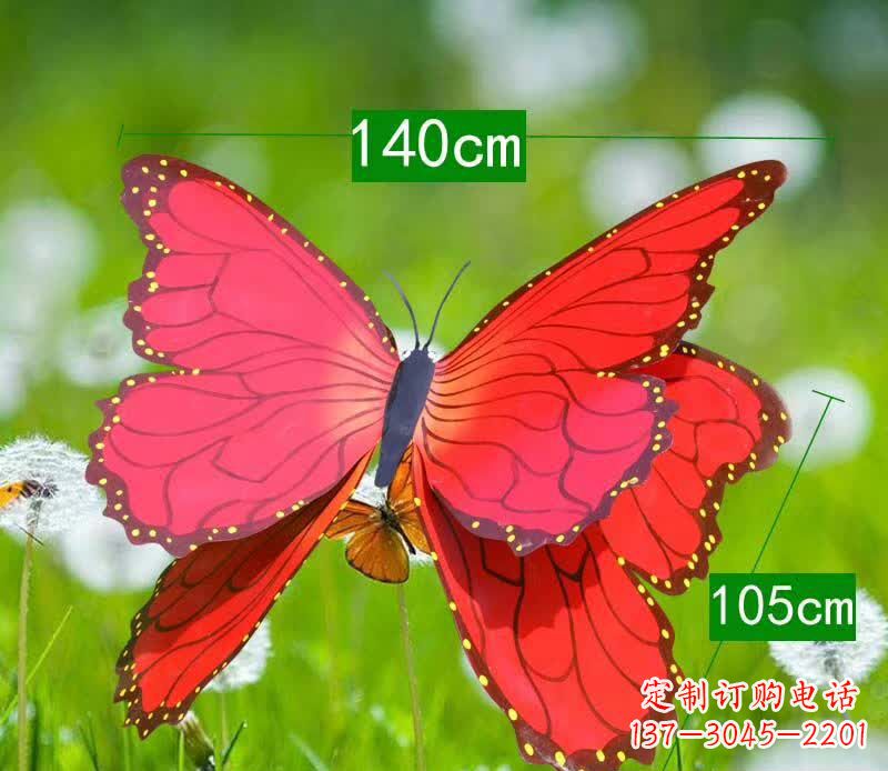 泰州彩绘不锈钢户外蝴蝶