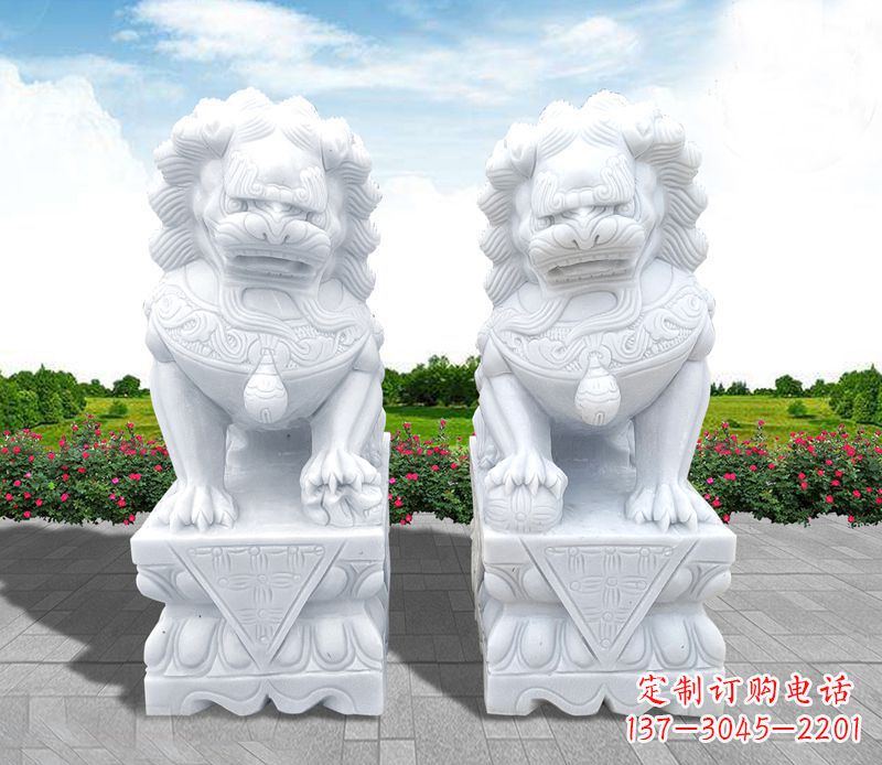 泰州狮子雕塑招财福运的象征