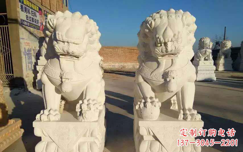 泰州狮子雕塑象征力量与智慧