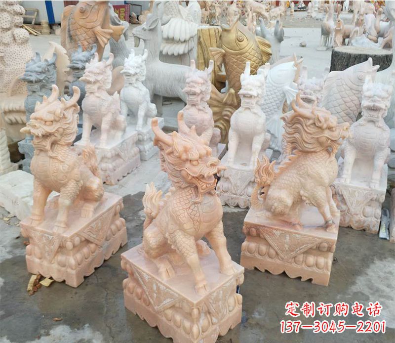 泰州麒麟雕塑传承文化之美