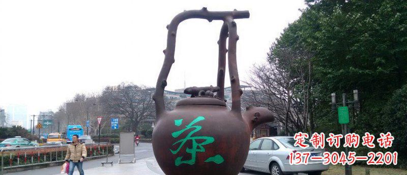 泰州茶壶雕塑——展现艺术精妙