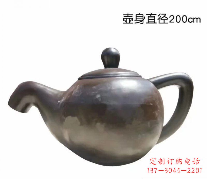 泰州青铜茶壶雕塑——彰显传统文化的艺术精髓