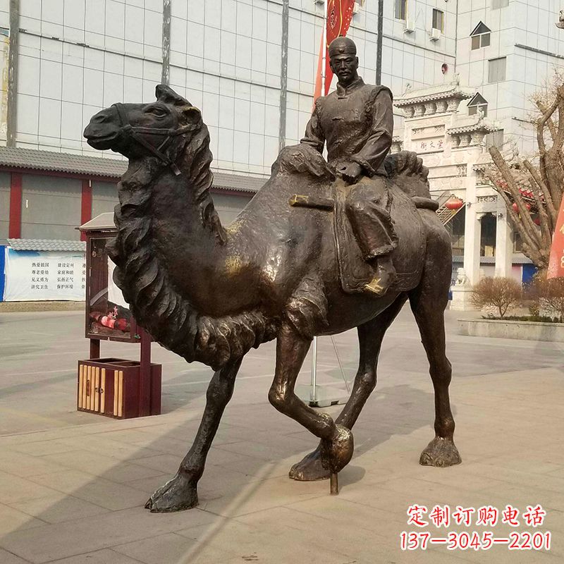 泰州骆驼雕塑茶马古道上的精美艺术品