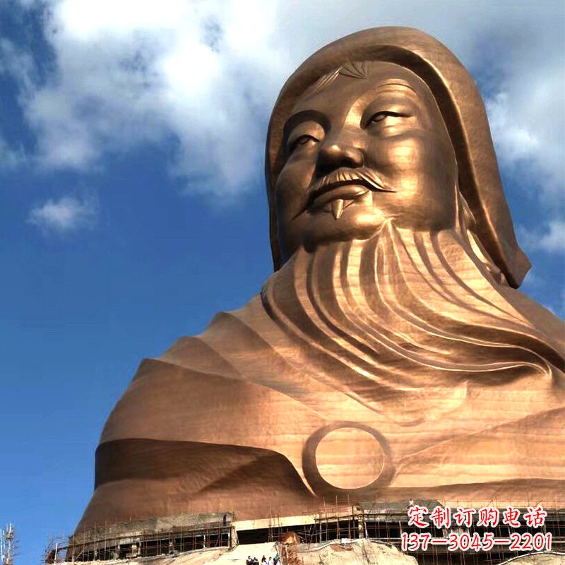 泰州成吉思汗的传奇——大型头像雕塑