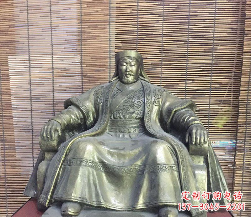 泰州成吉思汗神话中的雕像