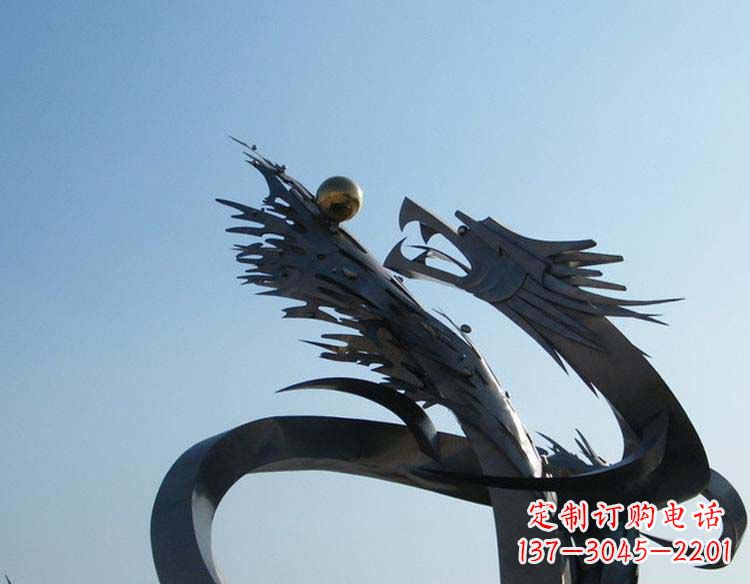 泰州不锈钢龙雕塑精细的手工艺品