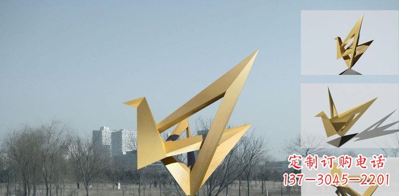 泰州丹顶鹤雕塑象征着城市的文化和精神