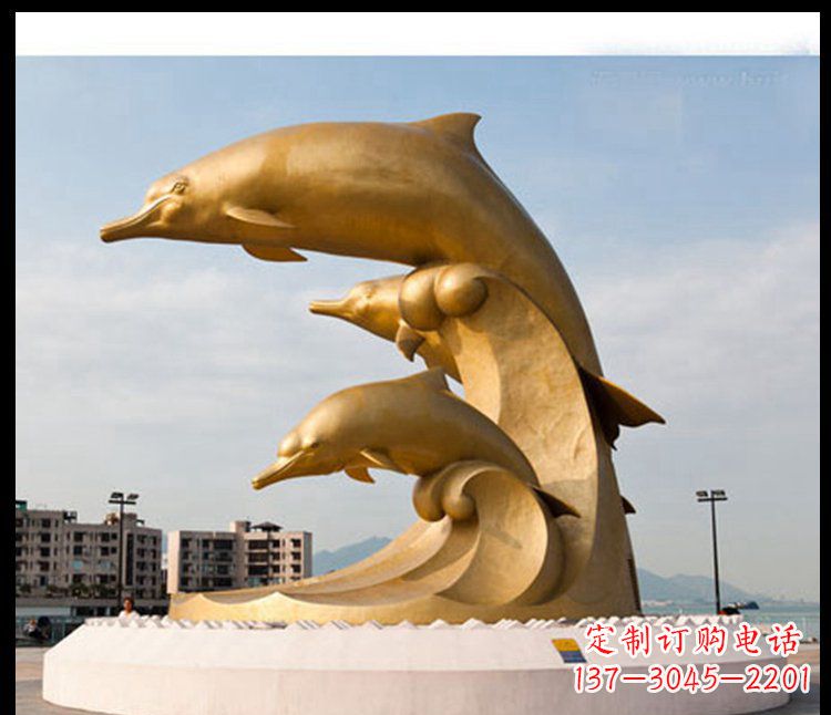 泰州海豚雕塑——美丽的城市标志