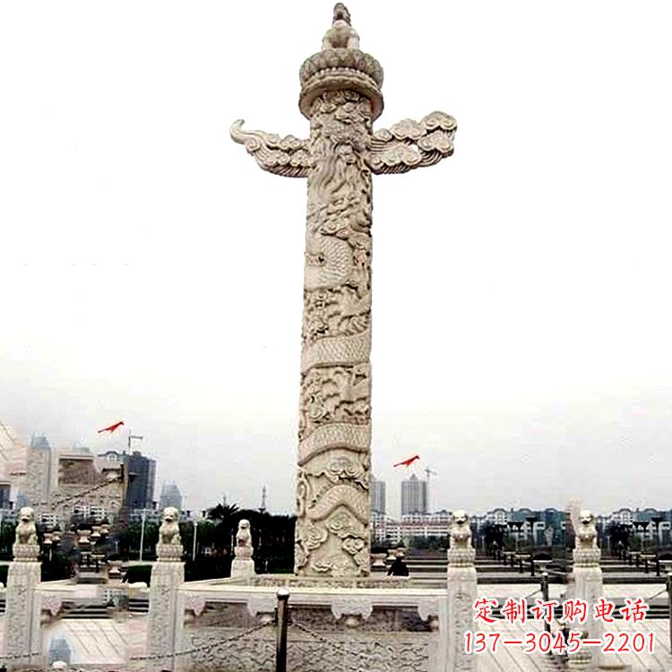 泰州雕刻“华表”,见证城市文化