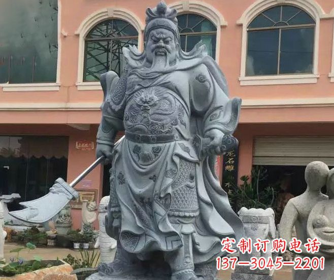 泰州神秘的关公石雕
