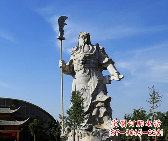 泰州关公雕塑持刀武财神