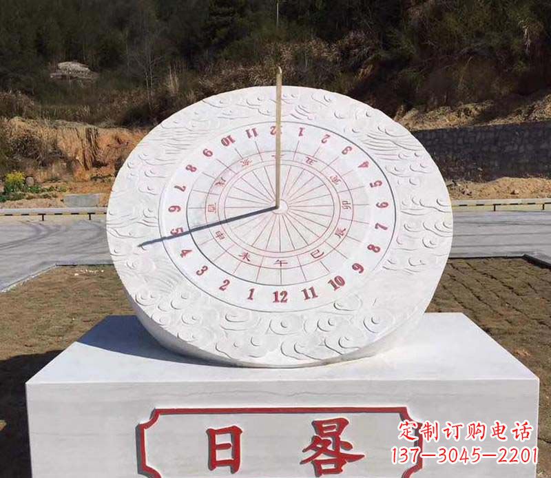泰州赤道日晷校园石雕把美丽融入校园