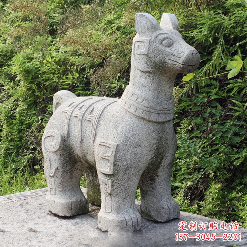 泰州精美的生肖狗石雕摆件