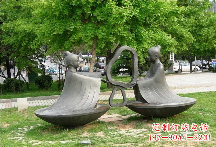 泰州古代孔融雕塑之美