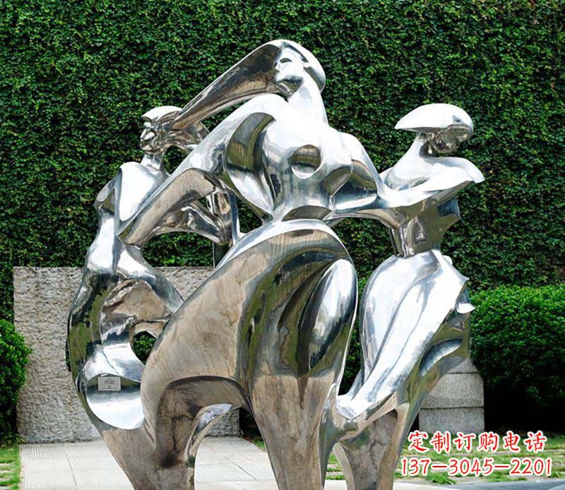 泰州抽象女性的魅力不锈钢景观雕塑
