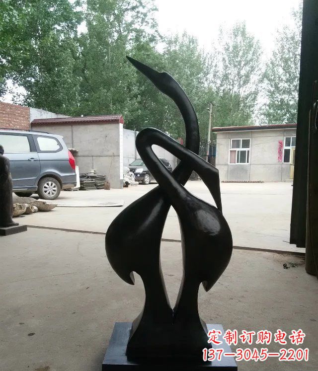 泰州精美的天鹅铜雕