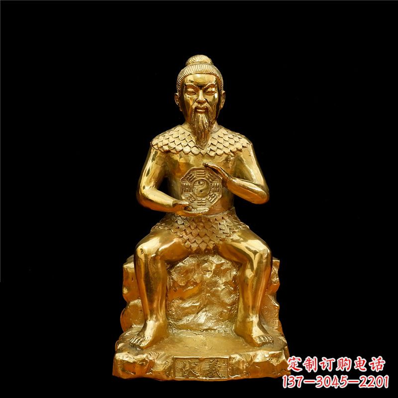 泰州伏羲大帝神像汇聚古老文明中的象征