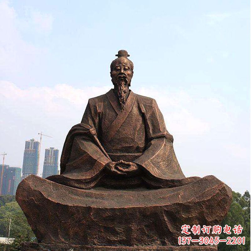 泰州葛洪雕塑传承历史、弘扬文化
