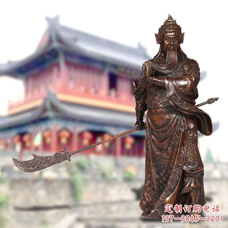 泰州关公铜像千秋英雄的传奇