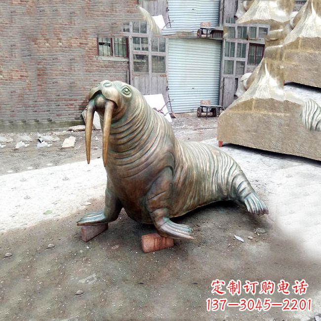泰州纯铜海豹雕塑艺术的象征