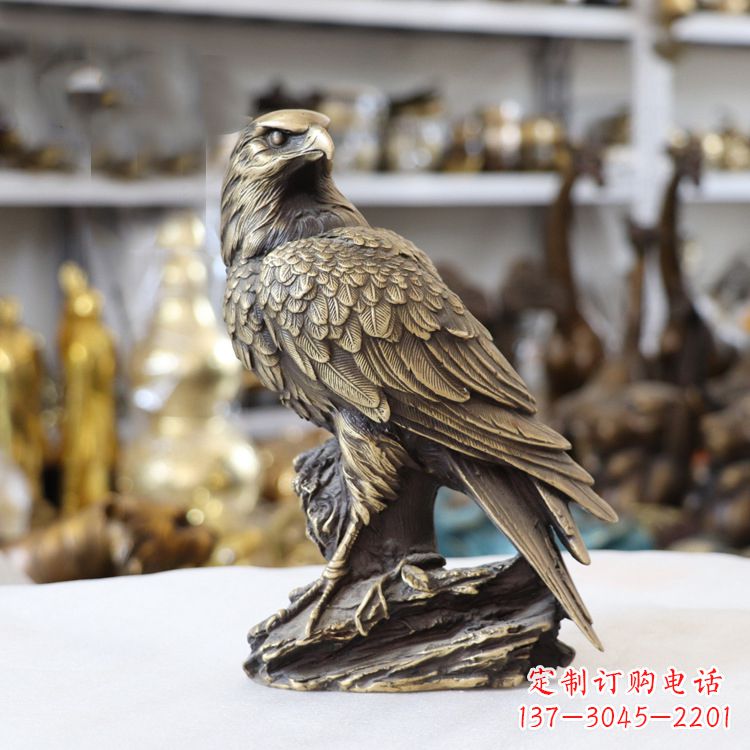 泰州纯铜老鹰雕塑