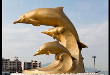 泰州海豚雕塑——美丽的城市标志