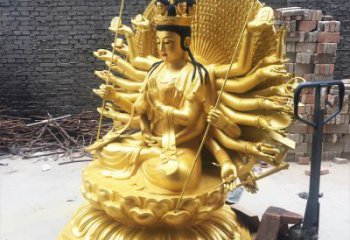 泰州精美纯铜千手观音雕塑