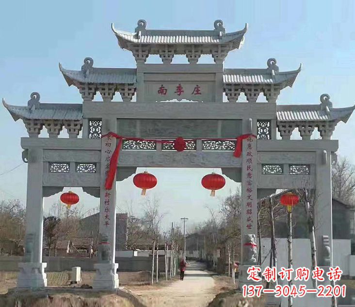 泰州祠堂石牌坊雕塑艺术精粹