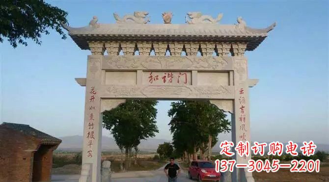 泰州牌坊雕塑