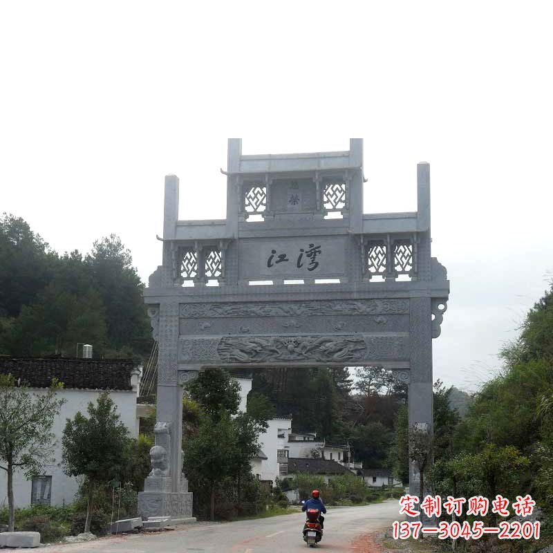 泰州精美石牌坊雕塑——传承中国古典文化