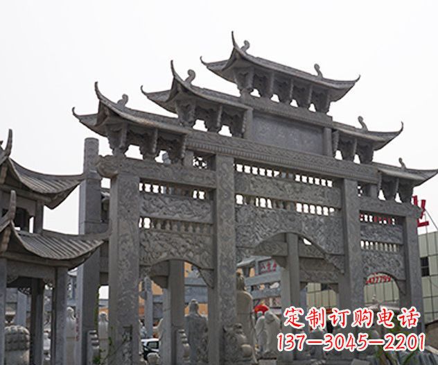 泰州牌坊石雕传承传统文化的艺术精品