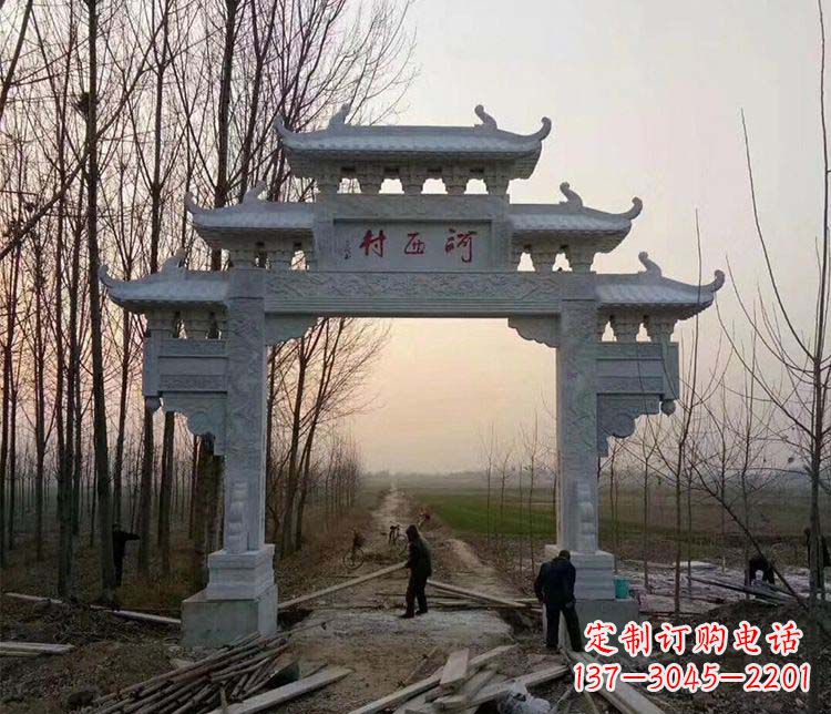 泰州牌坊雕塑——记忆中的美丽家乡