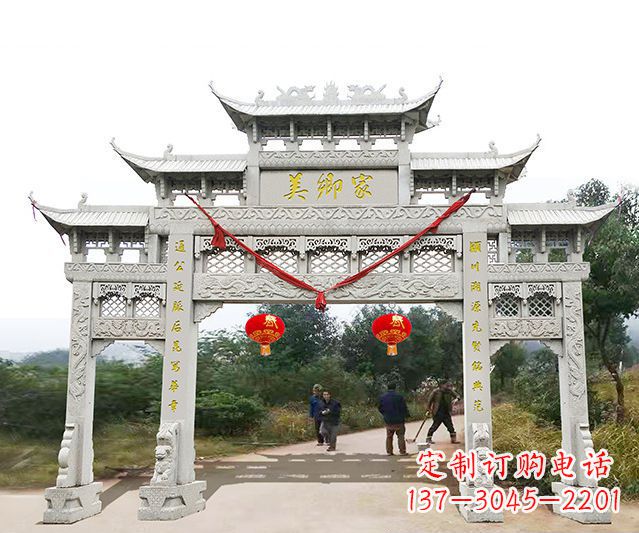 泰州牌坊雕塑珍贵的传统文化