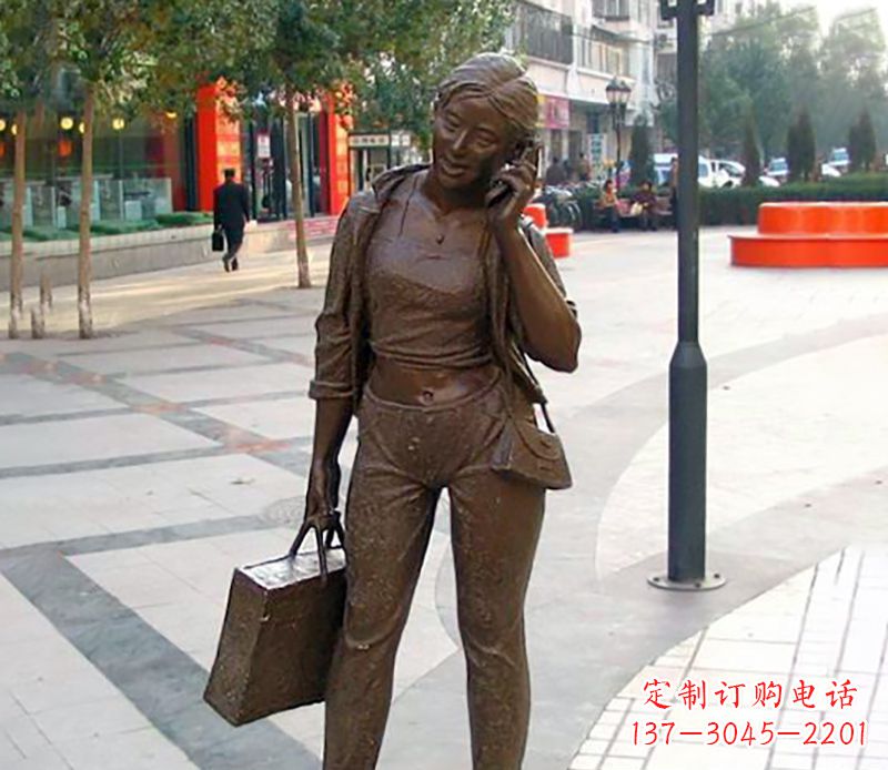 泰州通话女性雕塑