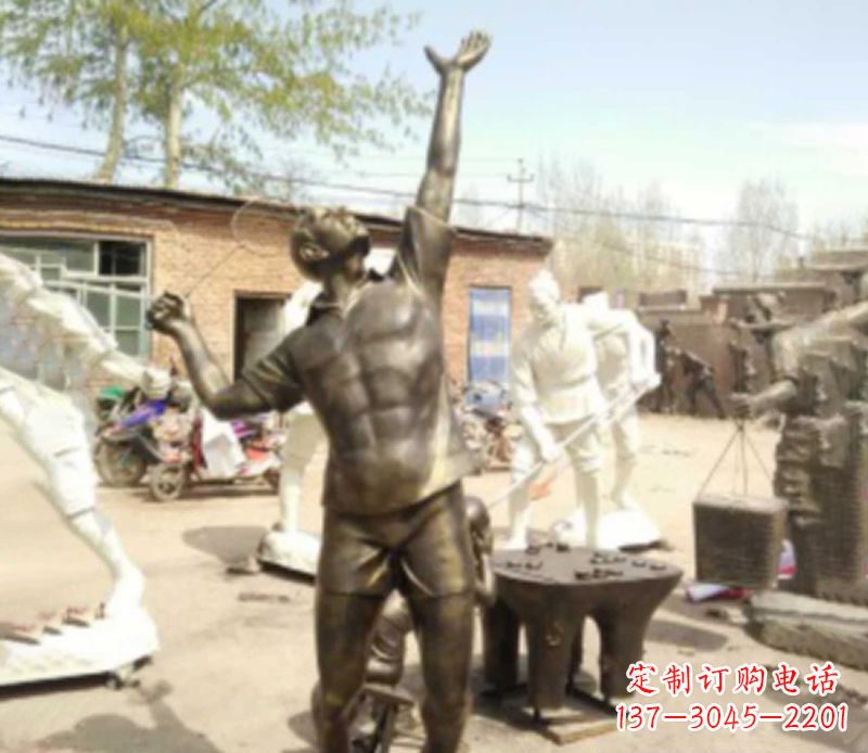 泰州羽毛球雕塑传承运动精神