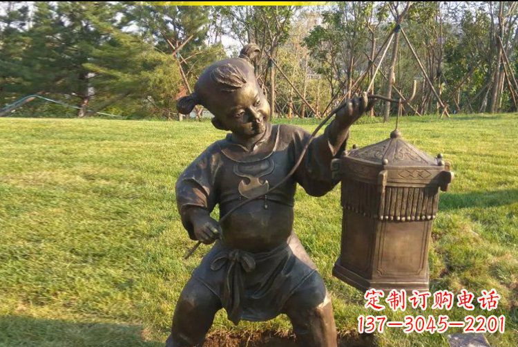 泰州灯笼雕塑点亮公园的精彩