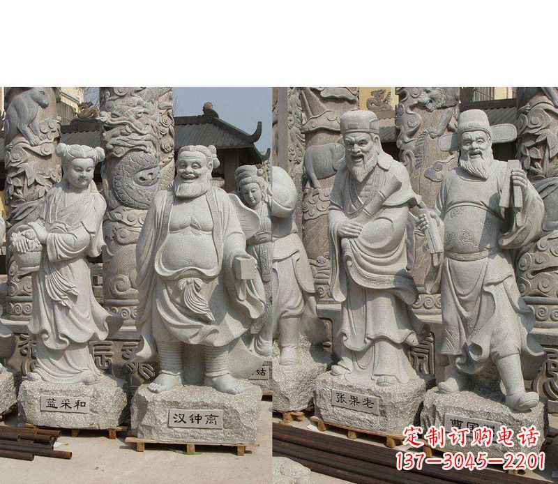 泰州大理石八仙雕塑神秘的艺术之美