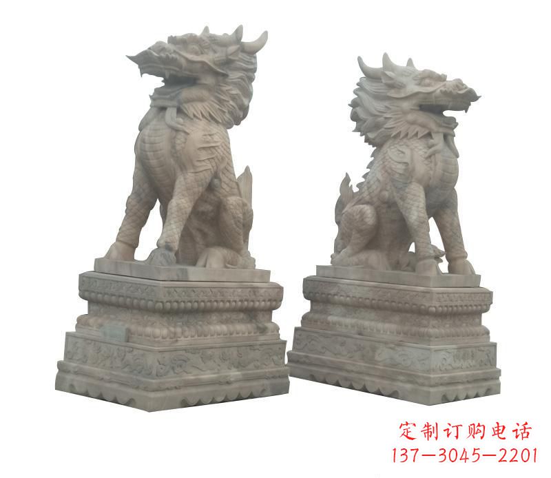 泰州大理石麒麟神秘之门的守护者