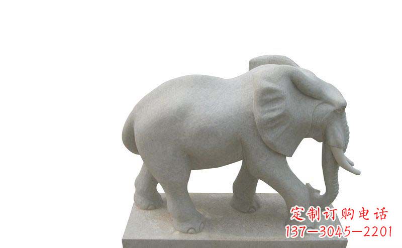 泰州大象雕塑大理石大象公园的精美艺术