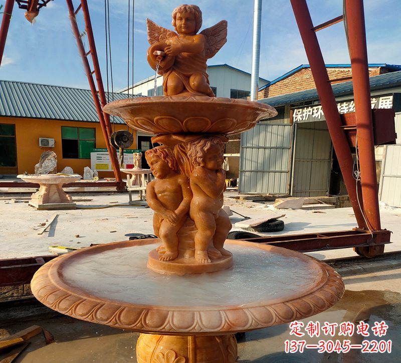 泰州大理石风水球雕塑传承古老文化