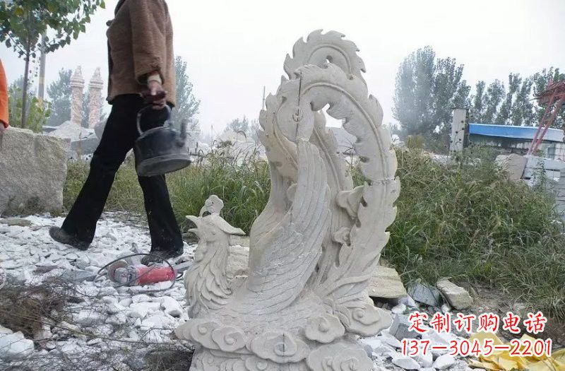 泰州凤凰雕塑传承瑰丽的古老文化