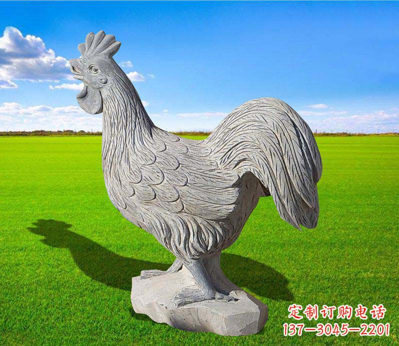 泰州大理石公鸡雕塑精美的艺术瑰宝