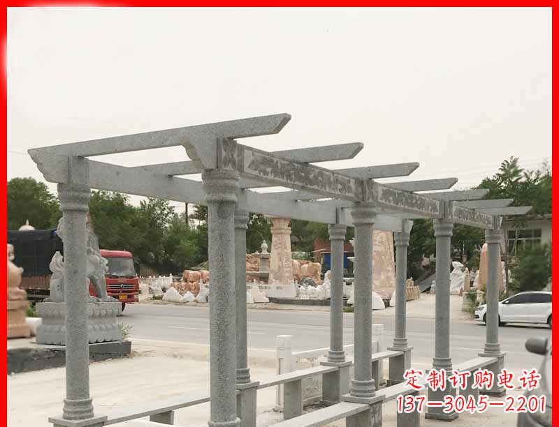 泰州大理石公园石雕长廊高端定制雕塑