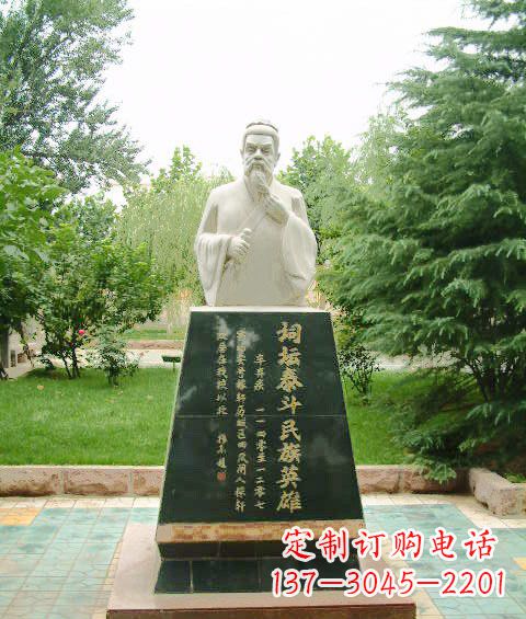 泰州古代名人雕塑,荟萃中国文化