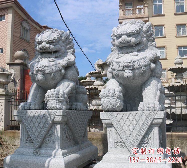 泰州大理石狮子雕塑,助您拥有完美的家居装饰