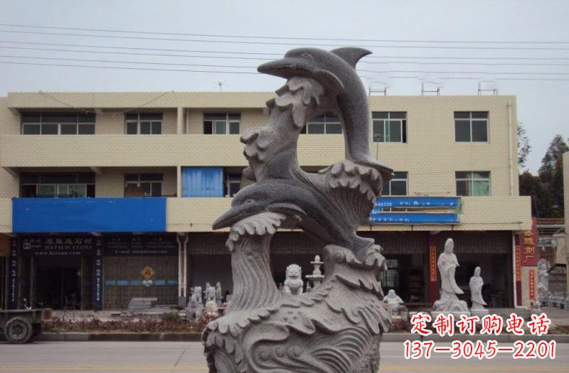 泰州大理石海豚雕塑