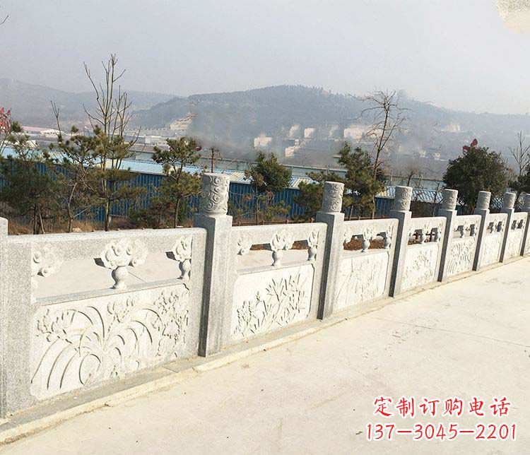 泰州大理石护城河栏板石雕
