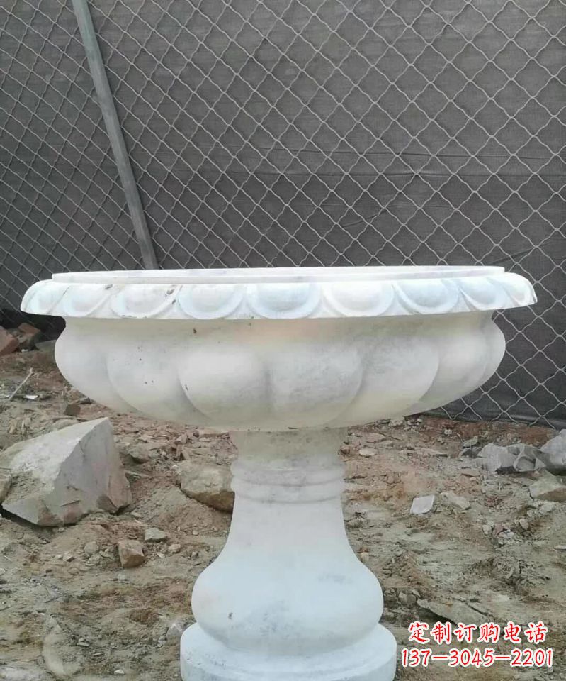 泰州大理石花盆雕塑
